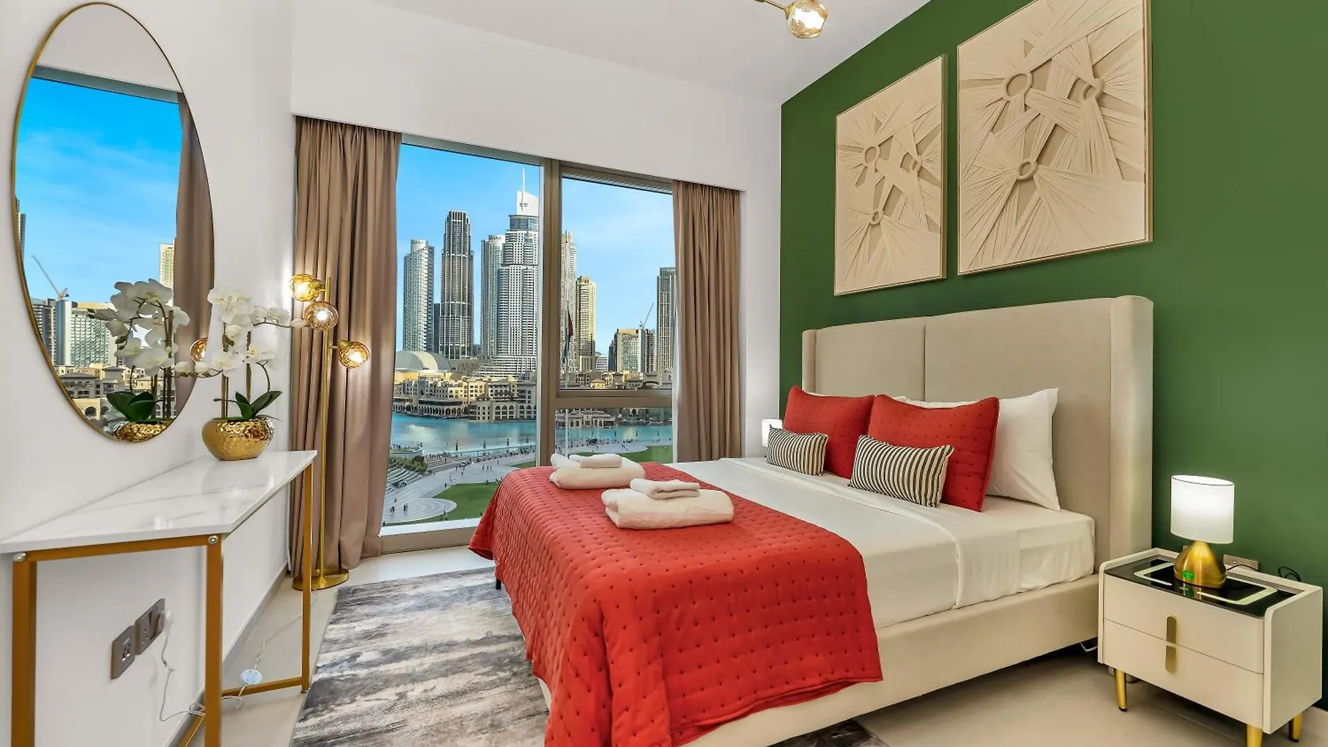 Direct Burj Khalifa & Fountain Views Lux 2Br Apartment Dubai 0*,