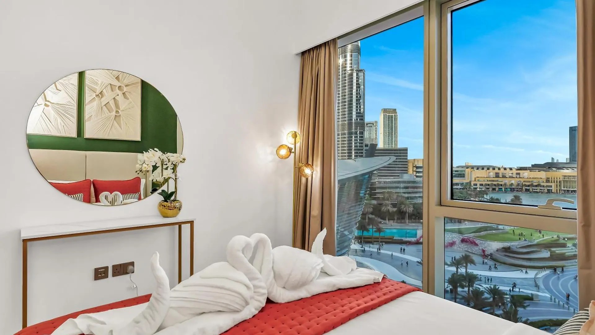 Direct Burj Khalifa & Fountain Views Lux 2Br Apartment Dubai