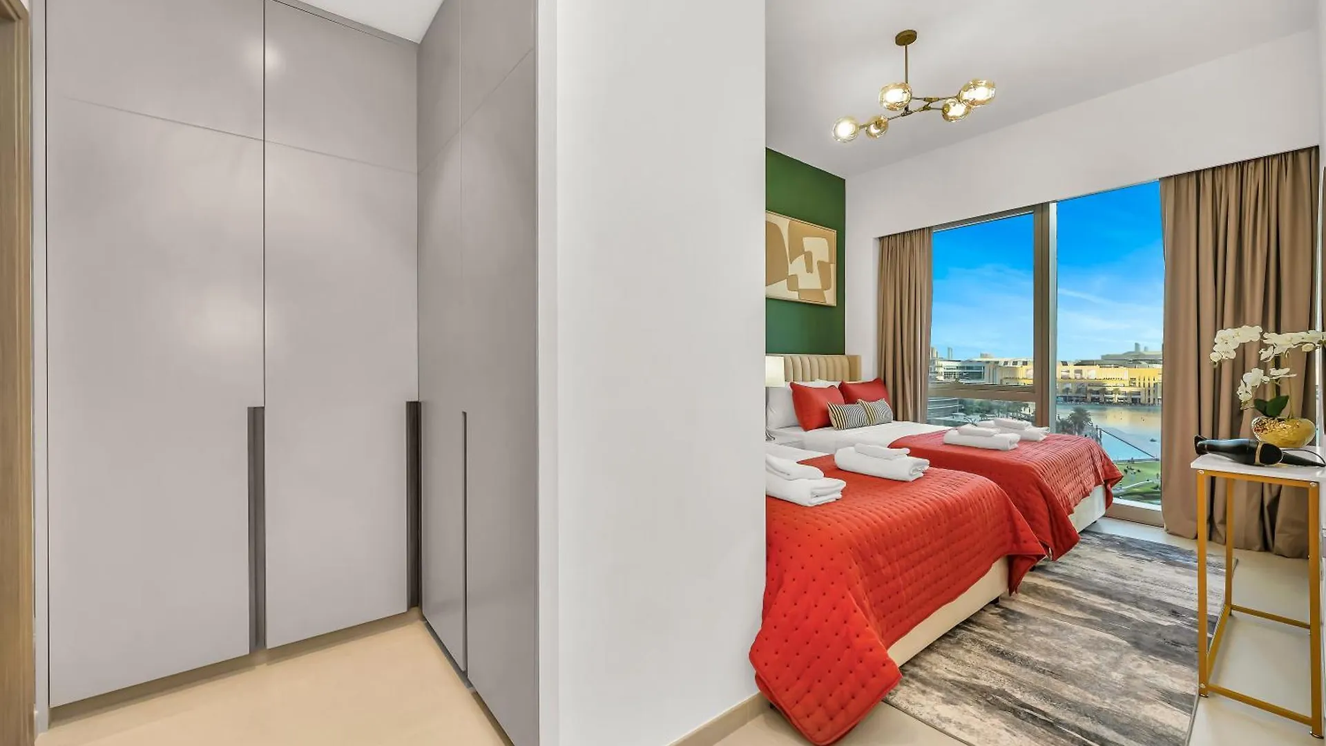 Direct Burj Khalifa & Fountain Views Lux 2Br Apartment Dubai