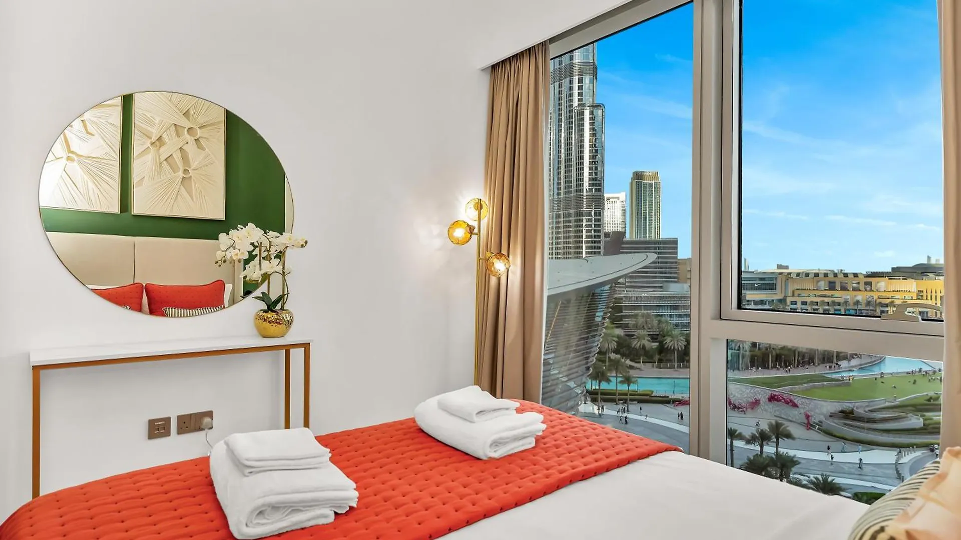 Direct Burj Khalifa & Fountain Views Lux 2Br Apartment Dubai