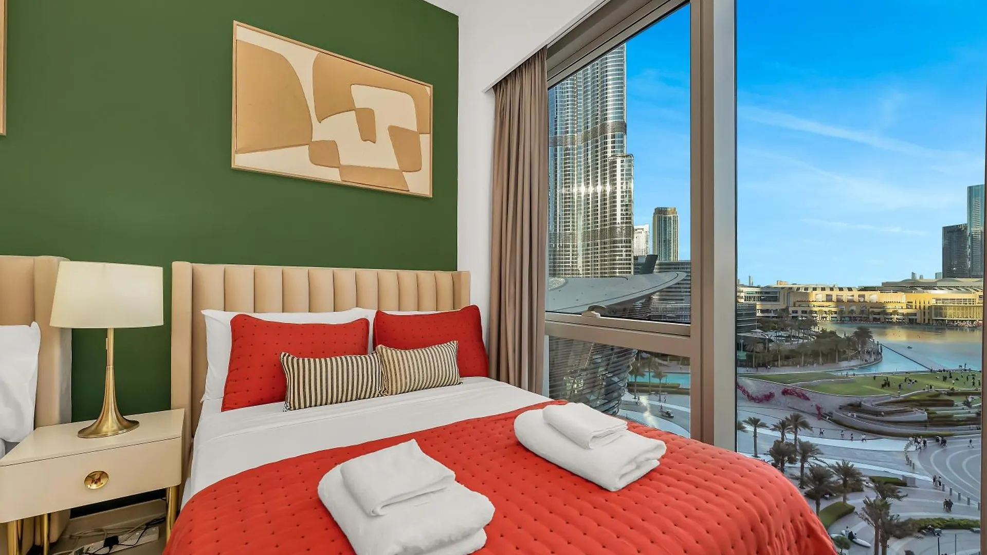 Direct Burj Khalifa & Fountain Views Lux 2Br Apartment Dubai