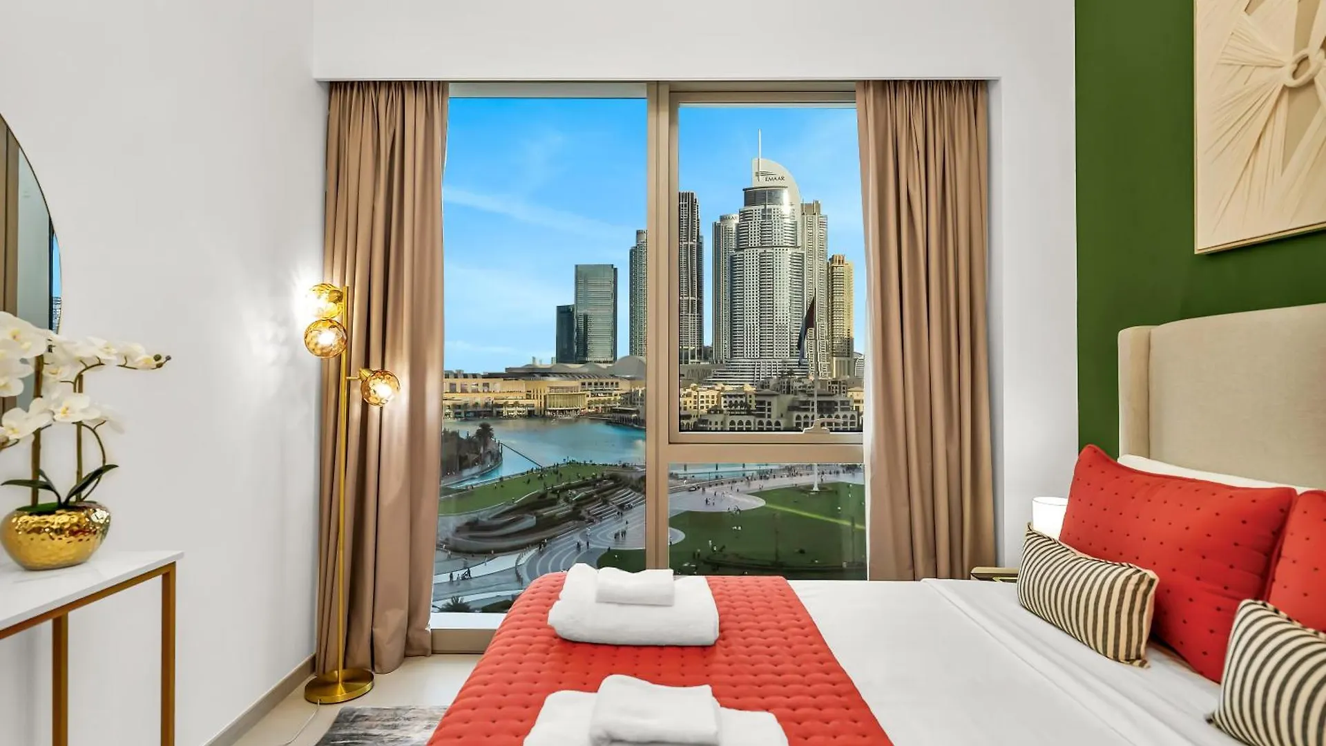 Direct Burj Khalifa & Fountain Views Lux 2Br Apartment Dubai